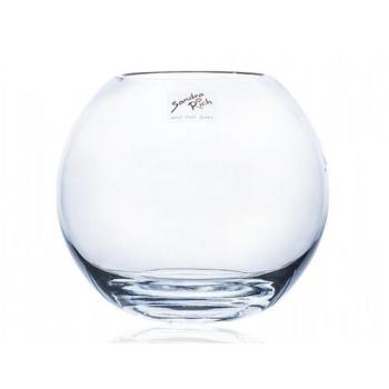 Globe üveg váza, 15,5 x 14 cm kép