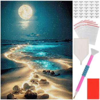 Gyémánthímzés - Tengerpart kép