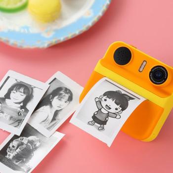 Gyerekkamera+nyomtató sárga kép