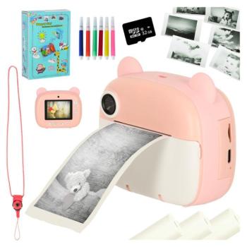 Gyermek instant fényképezőgép rózsaszínű kép