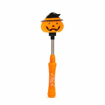 Halloween-i LED lámpa (rugós tök, elemes) kép