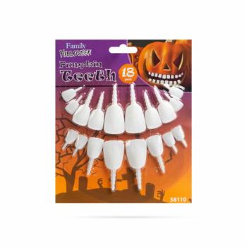 Halloween-i töklámpás fogak (18 fog / csomag) kép