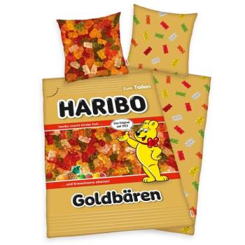 Haribo Goldbären pamut ágynemű, 140 x 200 cm, 70 x 90 cm kép