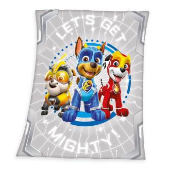 Herding Paw Patrol Mighty Pups pléd, 130 x 160 cm kép