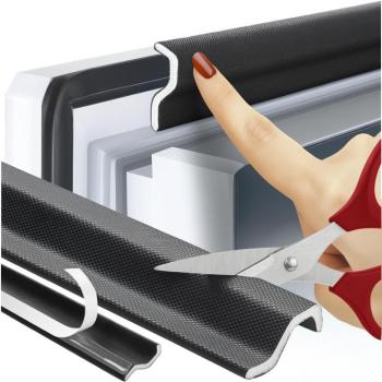 Huzatgátló tömítés, fekete kép