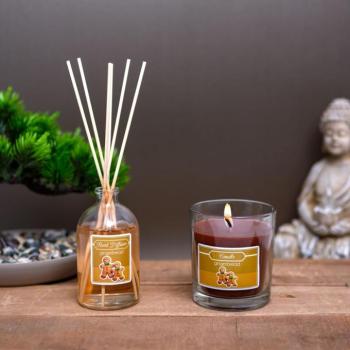 Illatgyertya és illatosító szett - mézeskalács - 120 g + 100 ml kép