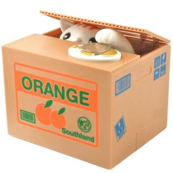 Interaktív malacpersely cica - érmés tolvaj kép