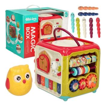 Interaktív oktató kocka - Etesd a madarat 6 az 1-ben  kép