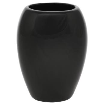 Jar kerámia váza, 14 x 20 x 9 cm, fekete kép
