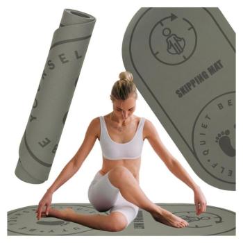 Jóga szőnyeg 127x63x0,6 cm fekete kép