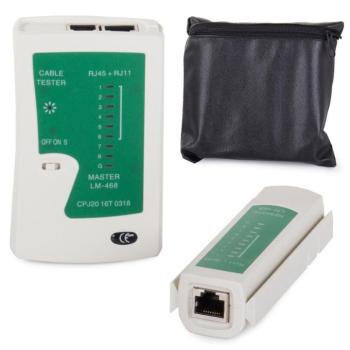 Kábelteszter RJ45 RJ11 kép