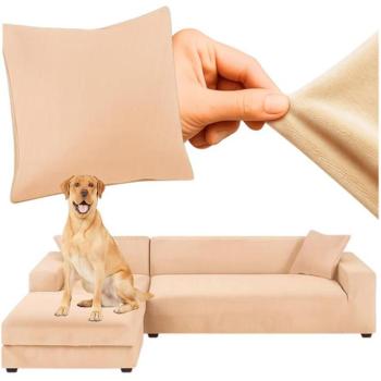 Kanapéhuzat 145-185cm bézs kép