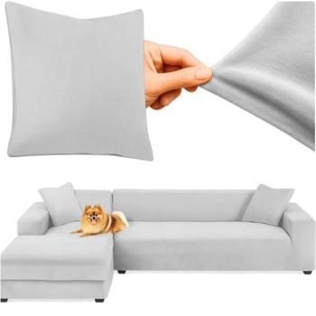 Kanapéhuzat 145-185cm világosszürke kép