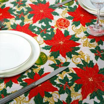 Karácsonyi asztalterítő - flanel - 132 x 178 cm kép