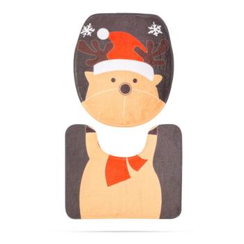 Karácsonyi WC ülőke dekor (rénszarvas mintával) kép