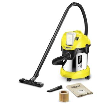 Karcher WD 3 Battery Premium Akkumulátoros nedves-száraz porszívó (Akkumulátor nem tartozék) (16299500)  kép