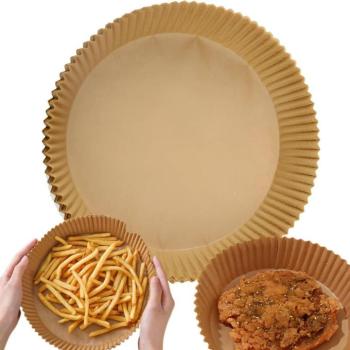 Kerek sütőpapír készlet forrólevegős sütőkhöz, 50 db kép