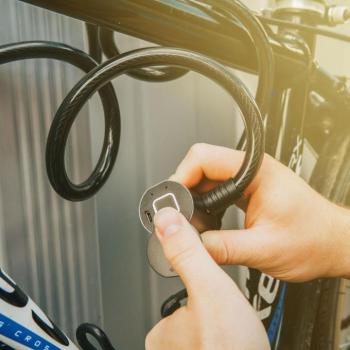 Kerékpárlakat ujjlenyomatolvasóval - 150 cm kép