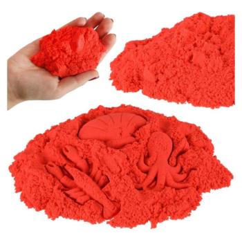 Kinetikus homok 1kg zacskóban piros kép