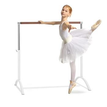 KLARFIT Bar Lerina, balett rúd, szabadon álló, 110 x 113 cm, ø 38 mm, fehér kép