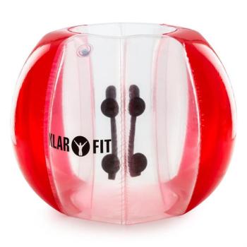 KLARFIT Bubball AR Bubble Ball, buborékfoci felnőtteknek, 120x150cm, EN71P PVC, piros kép