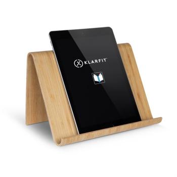 KLARFIT Panda, tablet tartó, bambusz, ergonomikus, e-könyv receptekkel mellékelve kép