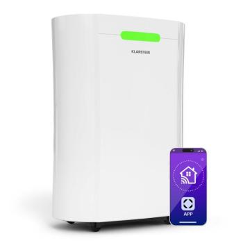 Klarstein AeroDry Smart 12 párátlanító, 12 l/nap, 30 m², páratartalom érzékelő, irányítás alkalmazás segítségével, 135 m³/h kép