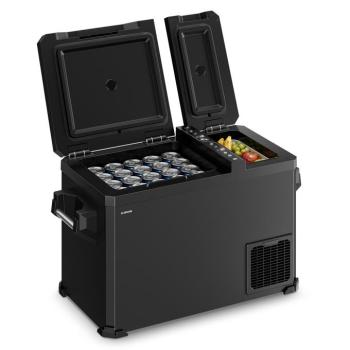 Klarstein Arctiq Duo hűtőtáska | Kompresszorral | 43 liter | 58 doboz | -18-20 °C | Fekete | 78 cm kép