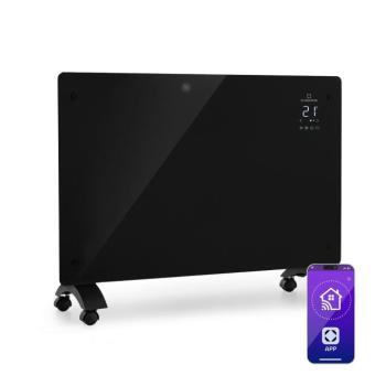 Klarstein Bansin Crystal Smart, konvektor, 1500 W, 5 - 50 °C, vezérlés applikáción keresztül kép