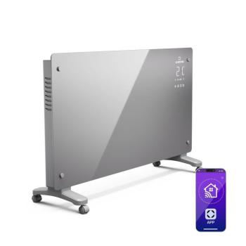 Klarstein Bansin Crystal Smart Kovektor 2500, 2500 W, Alkalmazás, 5- 50 °C, LED kijelző, Érintőképernyő kép