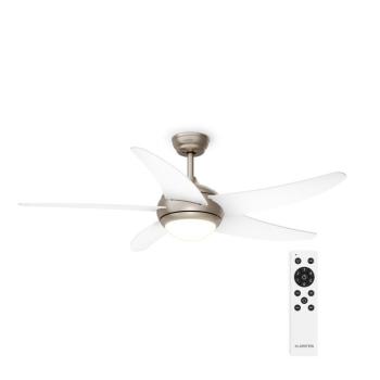 Klarstein Bolero mennyezeti ventilátor világítással | 132 cm | 35 W | Csendes működés | Fa kép