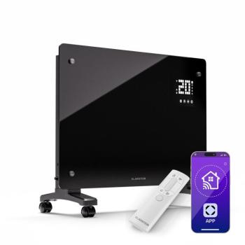 Klarstein Bornholm Smart 1500, konvektoros fűtőtest, 1500 W, WiFi, LED, IP24 kép