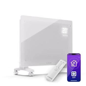 Klarstein Bornholm Smart 1500, konvektoros fűtőtest, 1500W, WiFi, LED, IP24 kép