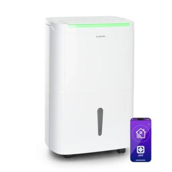 Klarstein DryFy Connect 40 Smart, Párátlanító, WiFi, Kompresszor, 40l/d, 60-70 m², Fehér kép