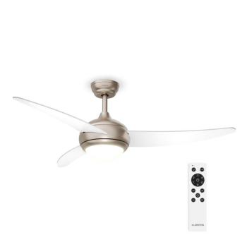 Klarstein El Paso mennyezeti ventilátor világítással | 132 cm | 35 W | Csendes működés | Fa kép