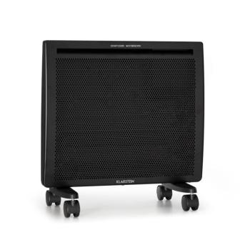 Klarstein Hot Spot Slimcurve Double Wave, konvektor, 2 az 1-ben fűtőtest, 1000 W, heti időzítő, fekete kép