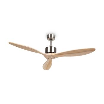 Klarstein Santa Elena mennyezeti ventilátor 52" 9 060 m³/h 3 valódi fából készült lapát kép