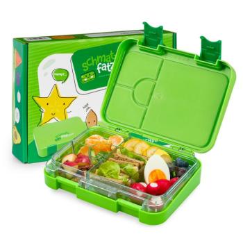 Klarstein Schmatzfatz junior tízórais doboz, 6 rekesz, 21,3 x 15 x 4,5 cm, BPA mentes kép