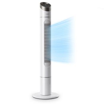 Klarstein Sky High, torony ventilátor, 40 W, 276m³/óra, 75° oszcilláció, 3 üzemmód, fehér kép