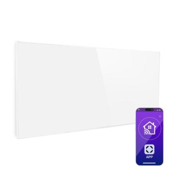 Klarstein Wonderwall 720 Smart, infravörös hősugárzó, 120 x 60 cm, 720 W, heti időzítő, IP24, fehér kép