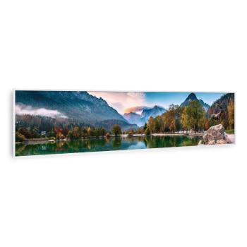 Klarstein Wonderwall Air Art Smart, infravörös fűtőtest, tenger, 120 x 30 cm, 350 W kép