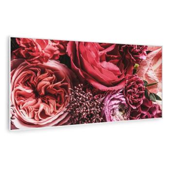Klarstein Wonderwall Air Art Smart, infravörös fűtőtest, virág, 120 x 60 cm, 700 W kép