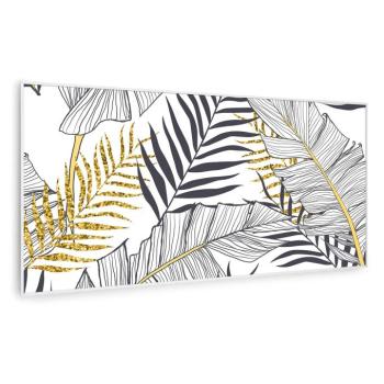 Klarstein Wonderwall Air Art Smart, infravörös hősugárzó, 120 x 60 cm, 700 W, levél kép