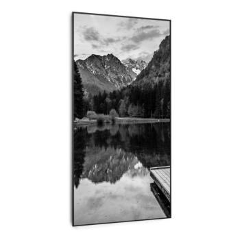 Klarstein Wonderwall Air Art Smart, infravörös hősugárzó, 60 x 120 cm, 700  W, fekete-fehér tenger kép