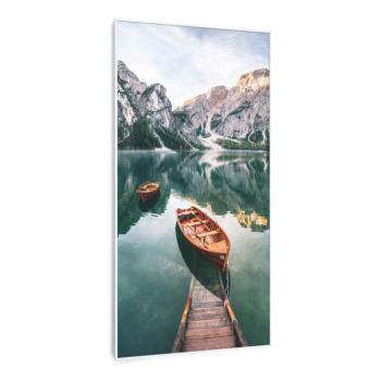 Klarstein Wonderwall Air Art Smart, infravörös hősugárzó, 60 x 120 cm, 700  W, tenger függőlegesen kép