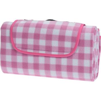 Kockás piknik takaró, 130 x 150 cm, rózsaszín kép