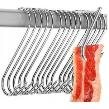 Kolbászfogó Füstölőkampók – 10 db kép