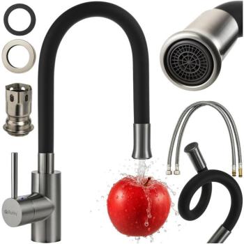 Konyhai csaptelep flexibilis kifolyóval kép