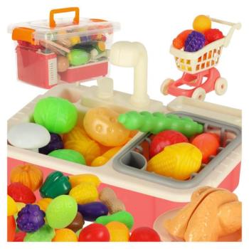 Konyhai mosogató zöldség gyümölcsvágó gyerekeknek  kép