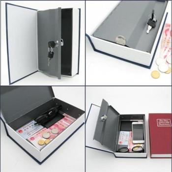 Könyv széf, Könyv kialakítású biztonsági doboz Kulccsal nyitható kép